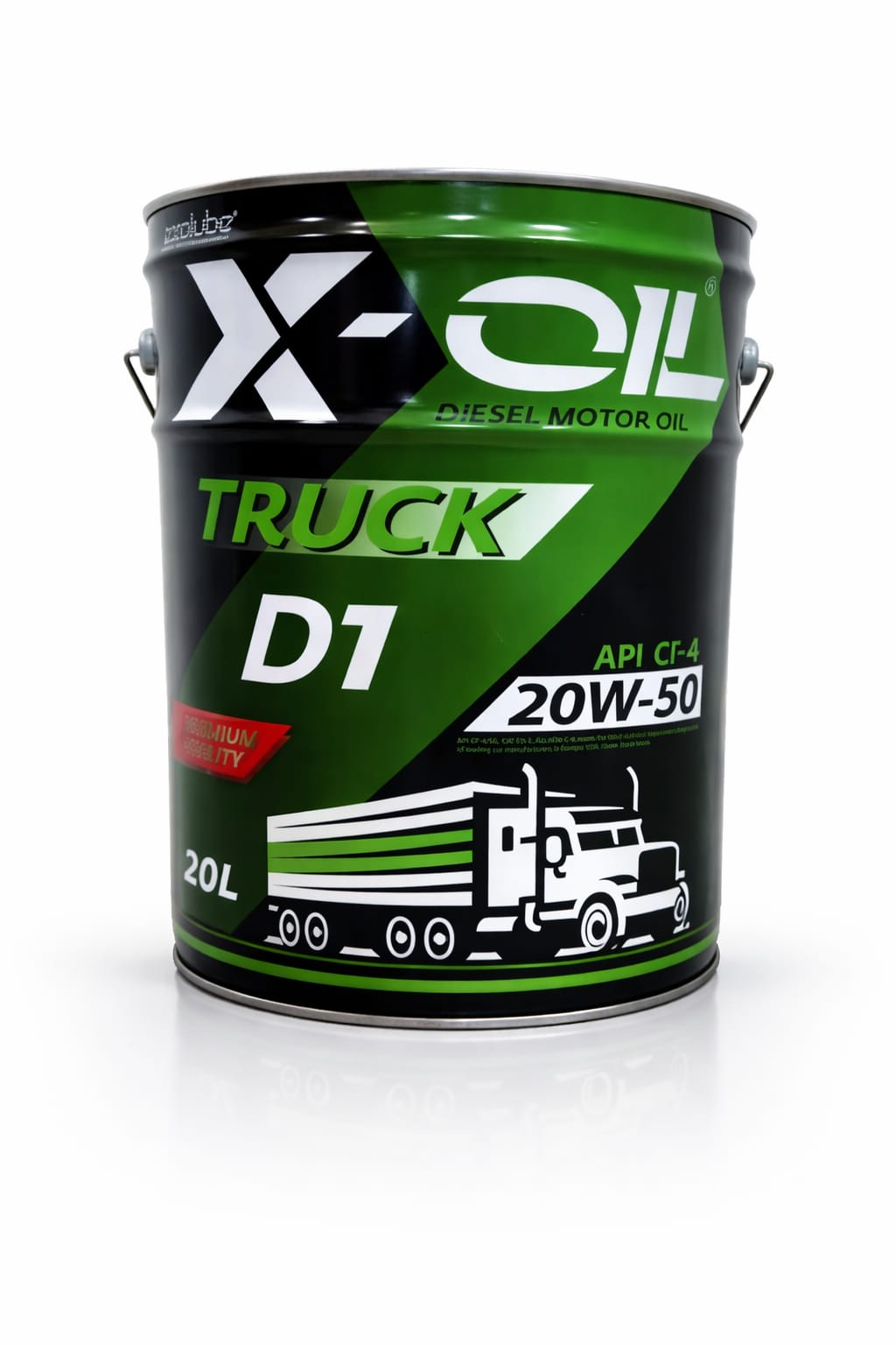 X-OIL Truck D1 Diesel Motor Oil 20W-50 API CF-4 – Heavy Duty Engine Oil for Trucks (20L)