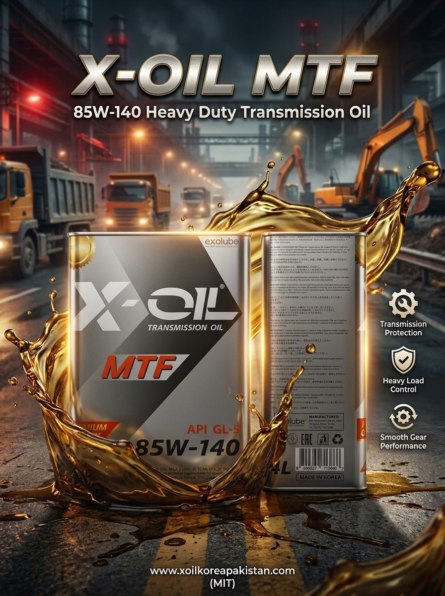 X-OIL MTF 85W-140 Transmission Oil API GL-5 – High Performance Gear & Differential Lubricant (1L / 4L)