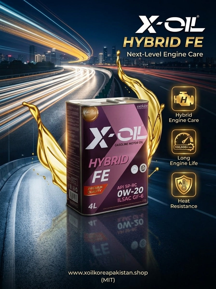 X-OIL Hybrid FE 0W-20 Gasoline Engine Oil (4L) – API SP ILSAC GF-6 Premium Motor Oil
