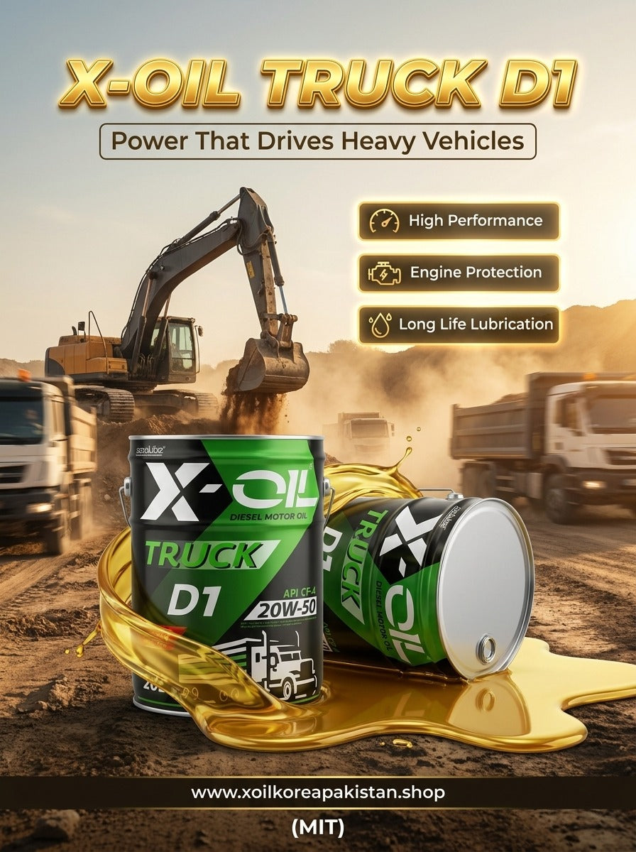 X-OIL Truck D1 Diesel Motor Oil 20W-50 API CF-4 – Heavy Duty Engine Oil for Trucks (20L)