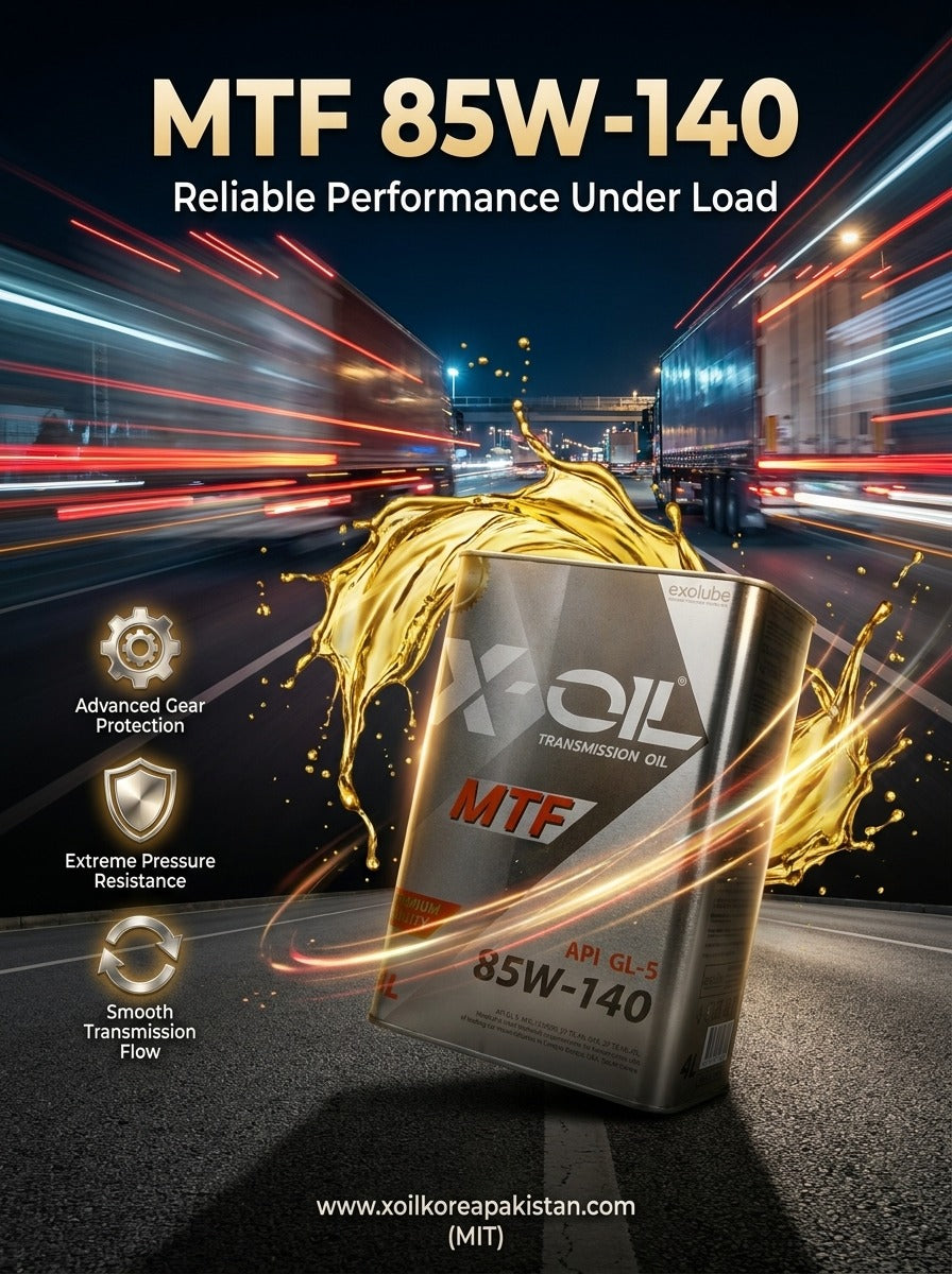 X-OIL MTF 85W-140 Transmission Oil API GL-5 – High Performance Gear & Differential Lubricant (1L / 4L)